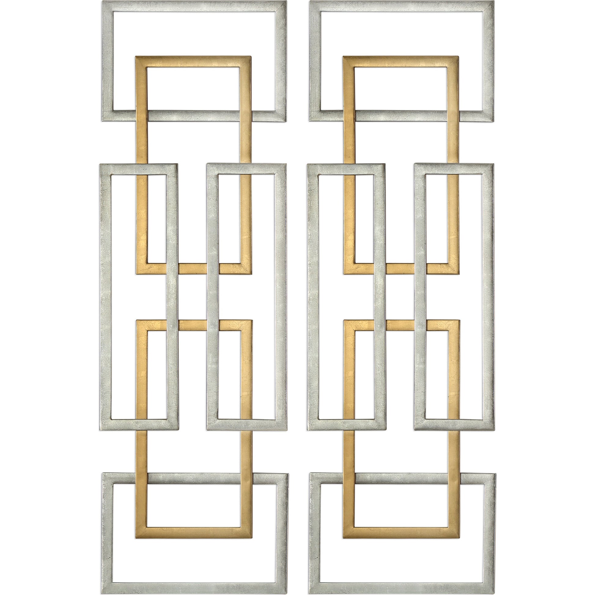 Aerin Geometric Wall Art by Uttermost in multi. Made from iron in a modern style.