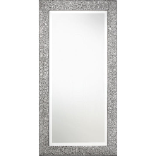 Tulare Mirror by Uttermost in silver. Made from mdf, mirror, corrugated, kraft paper in a modern style.
