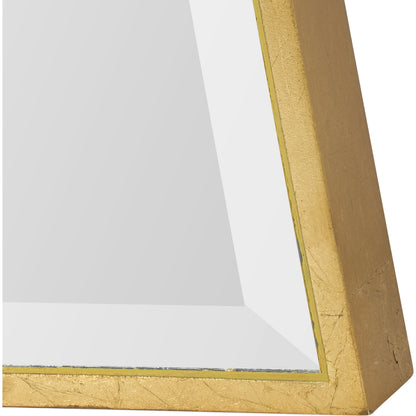 Corbata Mirror by Uttermost in gold. Made from mdf, mirror in a modern style.