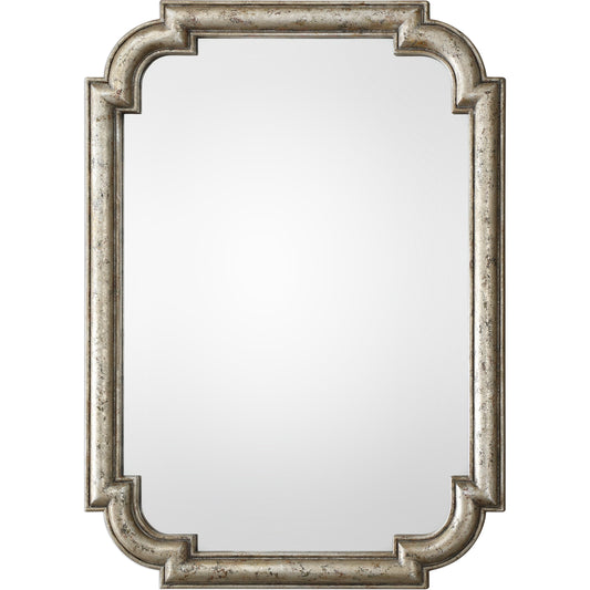 Calanna Mirror by Uttermost in silver. Made from mdf, mirror in a traditional style.