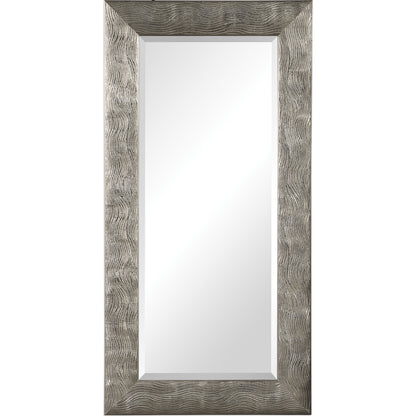 Maeona Mirror by Uttermost in silver. Made from mdf, mirror, corrugated, kraft in a modern style.