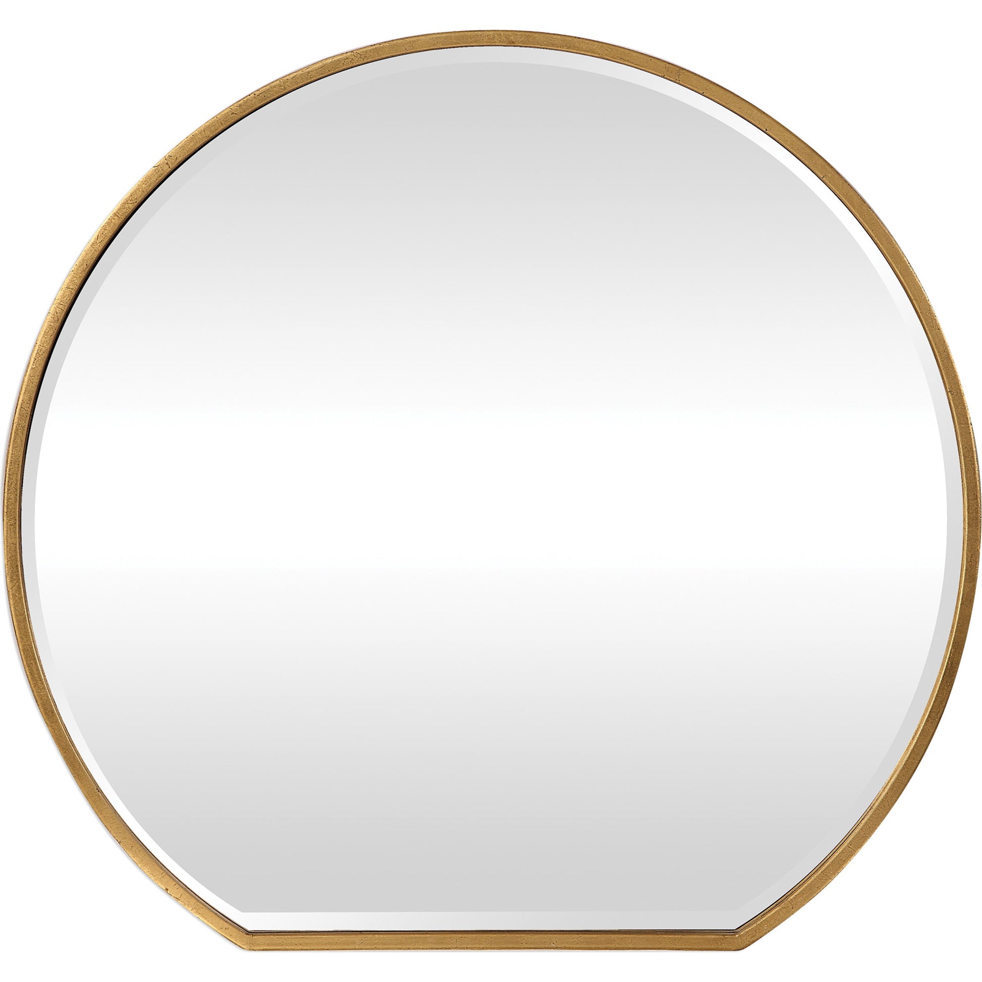Cabell Mirror by Uttermost in gold. Made from steel, mdf, mirror in a modern style.