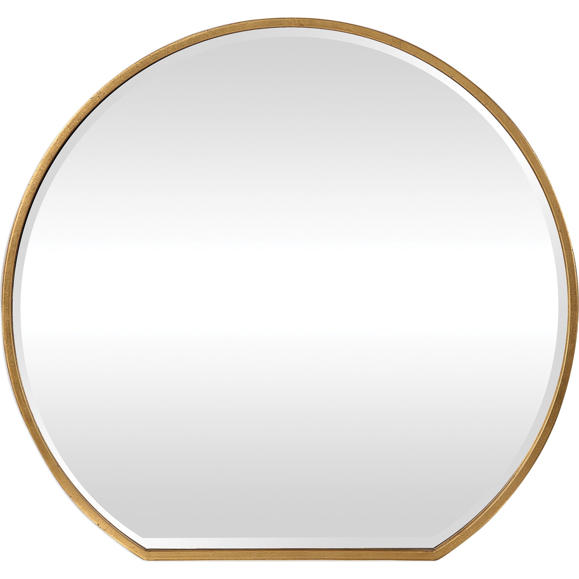 Cabell Mirror by Uttermost in gold. Made from steel, mdf, mirror in a modern style.