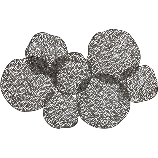 Ripley Metal Leaf Wall Art by Uttermost. Made from iron in a modern style.