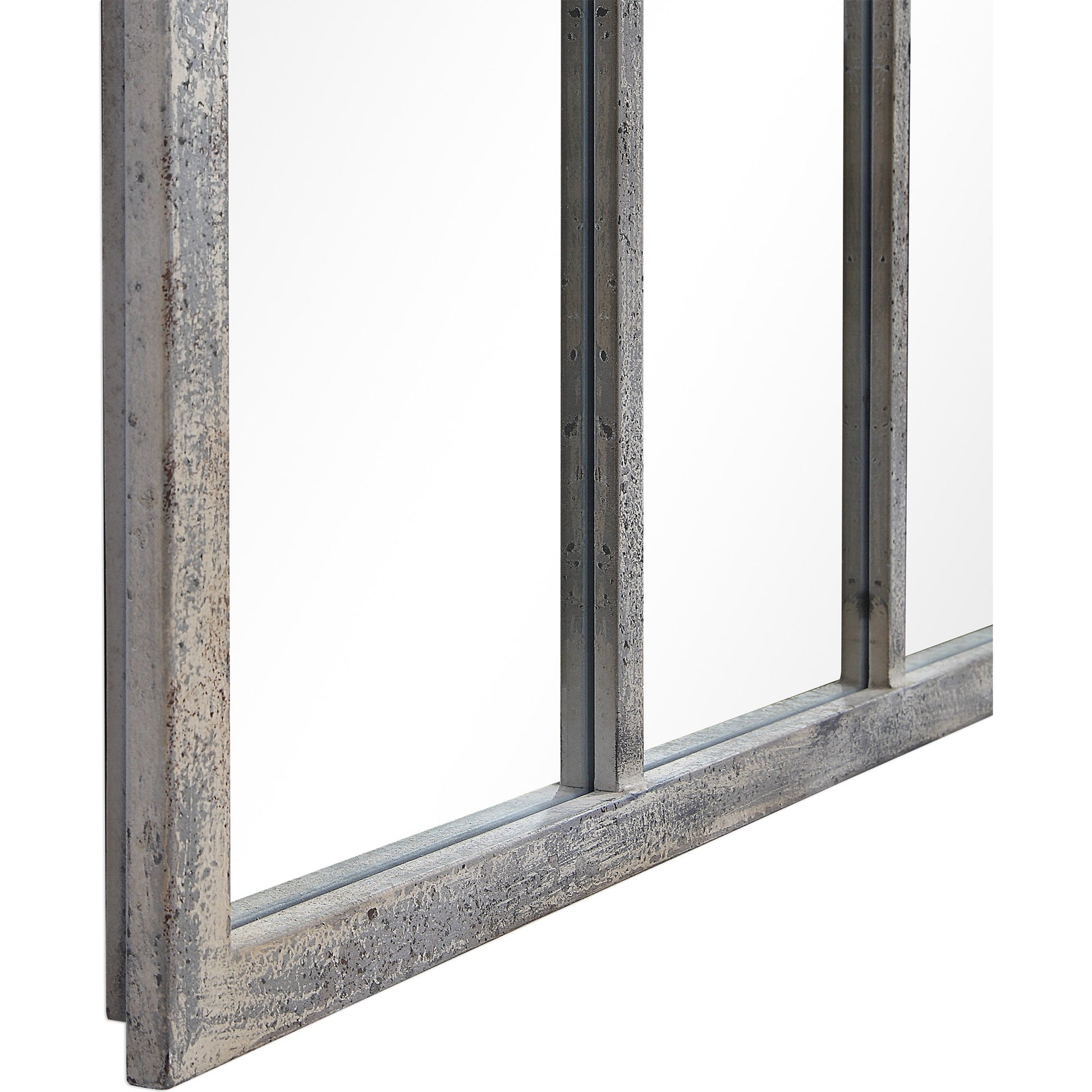 Amiel Ivory Arched Mirror by Uttermost. Made from metal, glass, mdf in a cottage & farmhouse style.