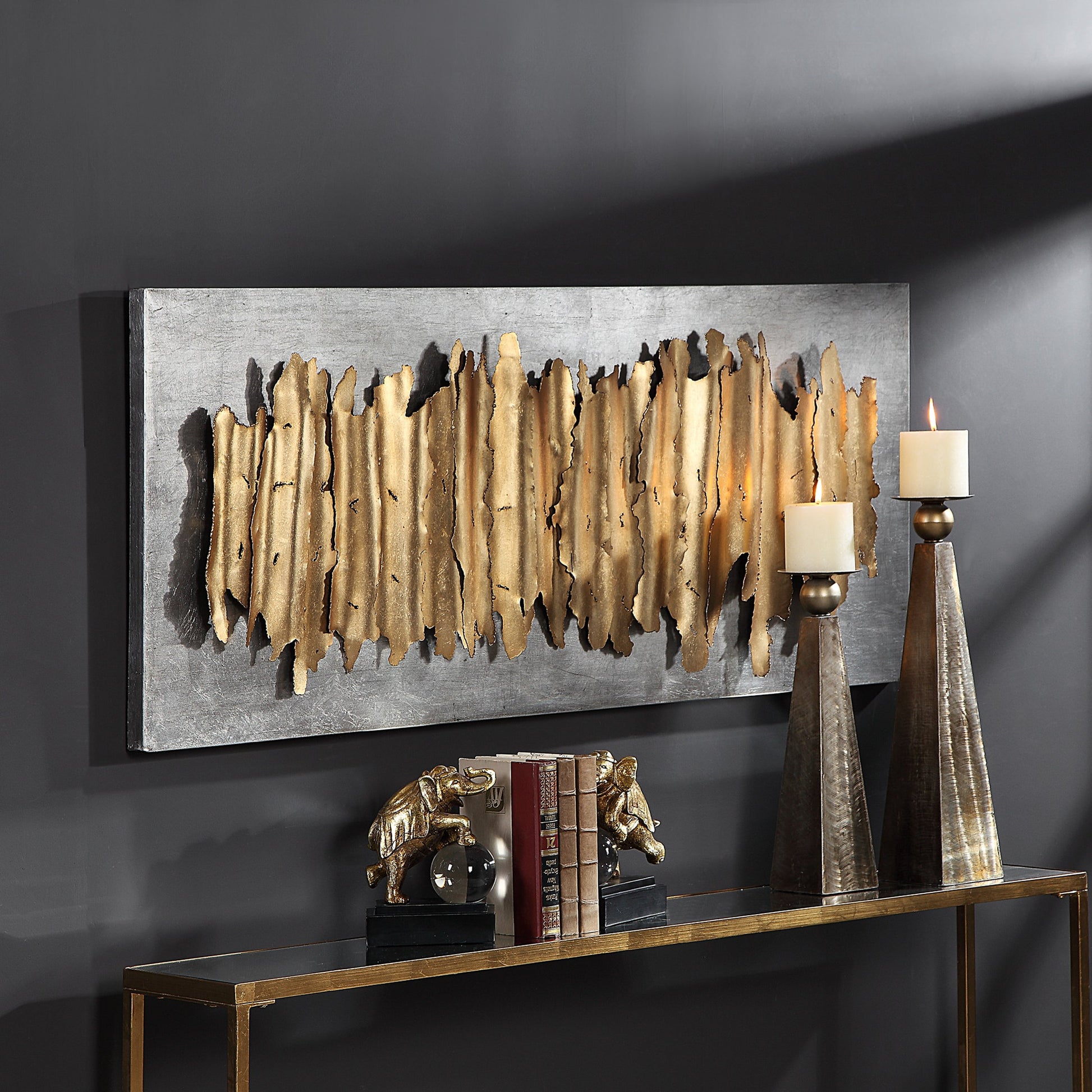 Lev Wall Decor by Uttermost. Made from iron in a eclectic & global style.