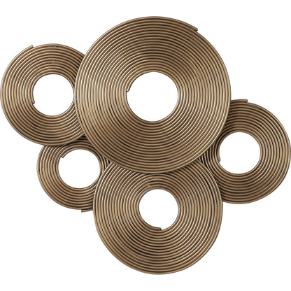 Ahmet Rings Wall Decor by Uttermost in gold. Made from iron in a eclectic & global style.
