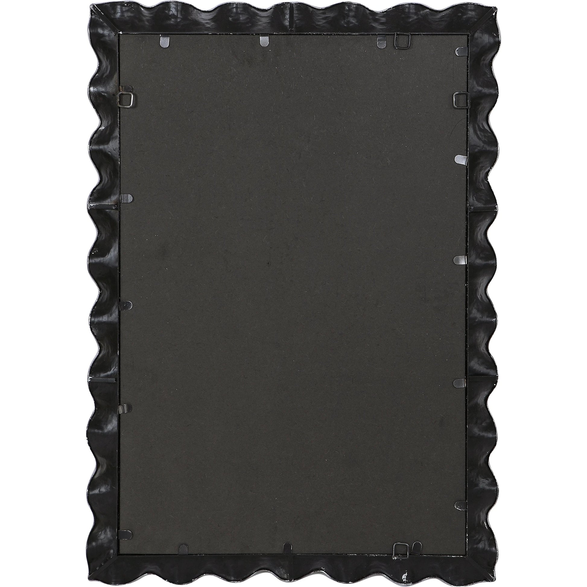 Haya Vanity Mirror by Uttermost in silver. Made from mirror, iron, mdf in a transitional style.