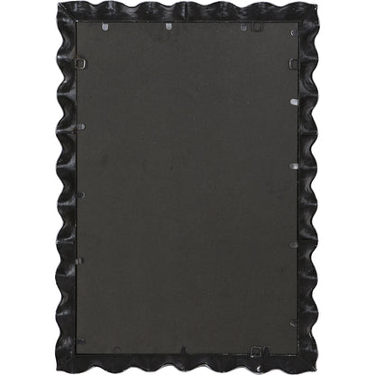 Haya Vanity Mirror by Uttermost in silver. Made from mirror, iron, mdf in a transitional style.