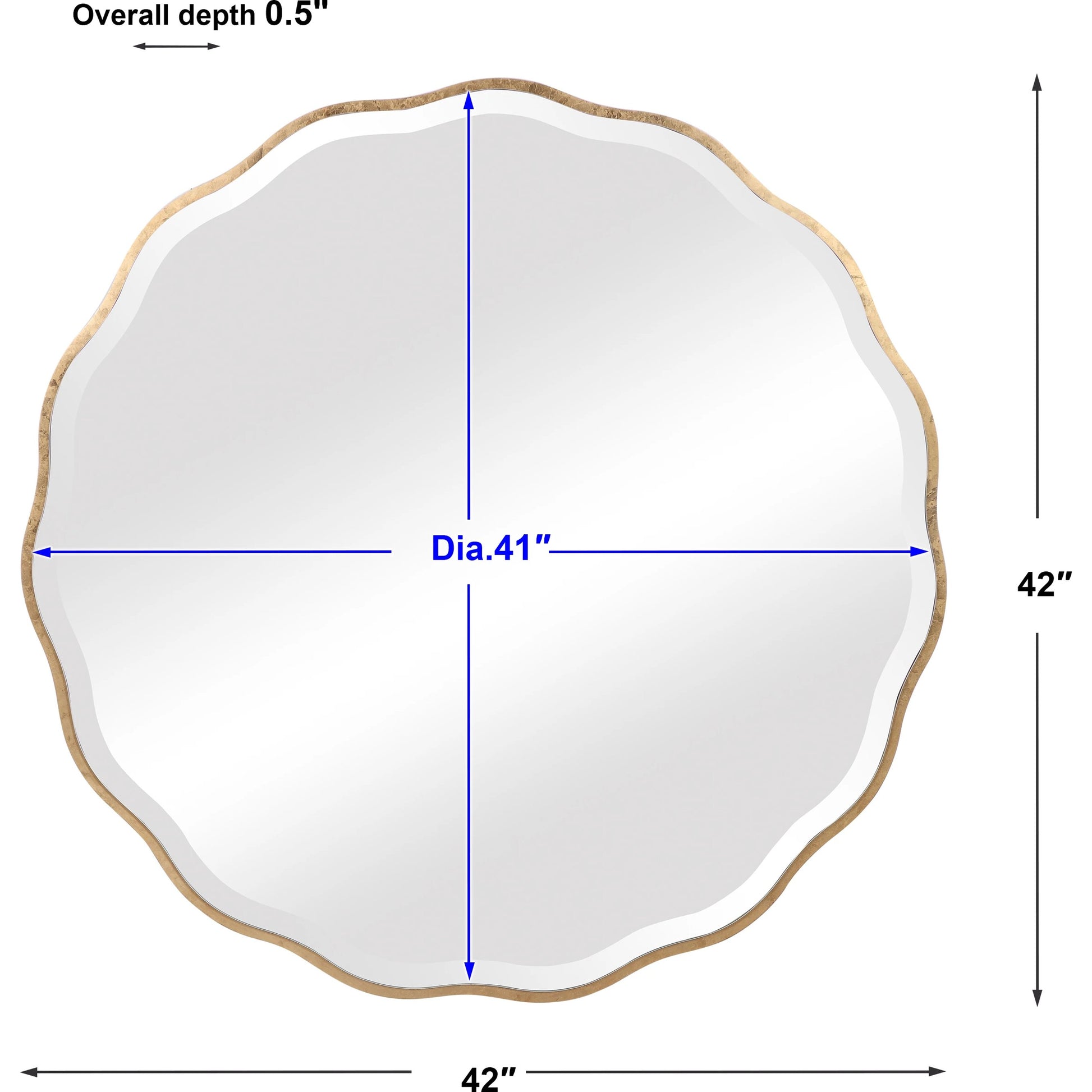Aneta Mirror by Uttermost. Made from mdf, glass in a transitional style.