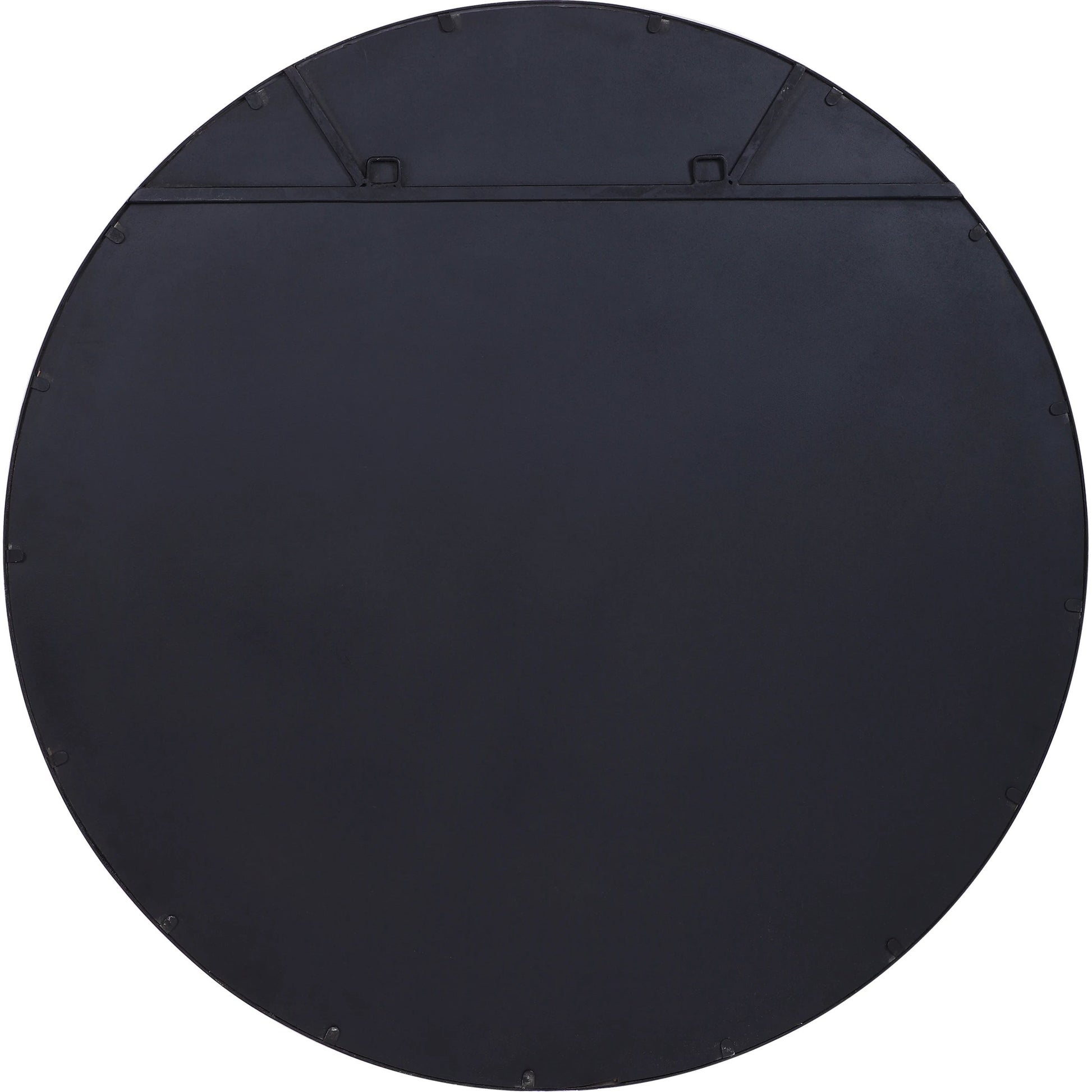 Argand Industrial Round Mirror by Uttermost. Made from metal, mdf, glass in a modern style.