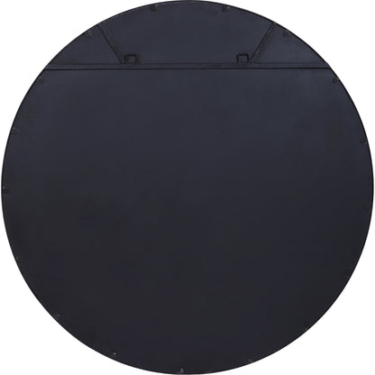 Argand Industrial Round Mirror by Uttermost. Made from metal, mdf, glass in a modern style.
