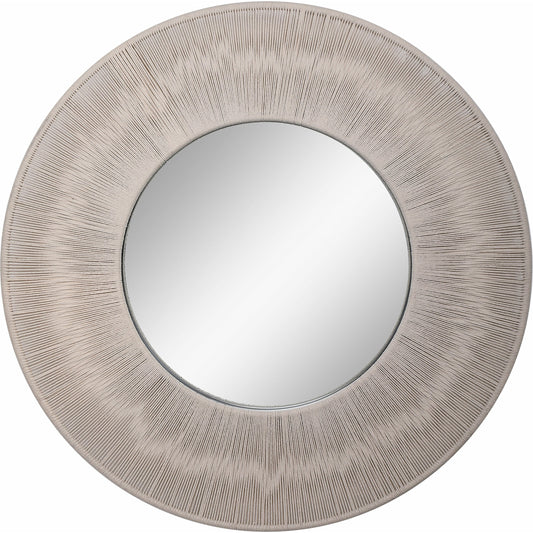 Sailor's Knot Round Mirror by Uttermost. Made from mirror, iron, rope, mdf in a coastal style.