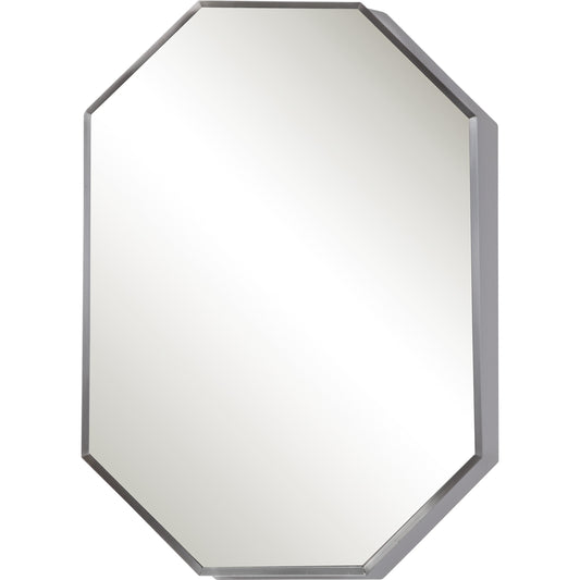 Stuartson Octagon Vanity Mirror by Uttermost. Made from stainless steel, mdf, glass in a transitional style.