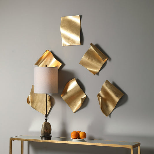 Fluttering Pages Wall Decor by Uttermost. Made from iron in a transitional style.