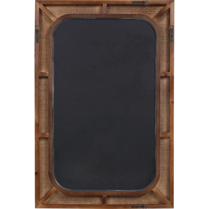 Tahiti Rattan Mirror by Uttermost. Made from fir wood, mdf, rattan, mirror in a eclectic & global style.