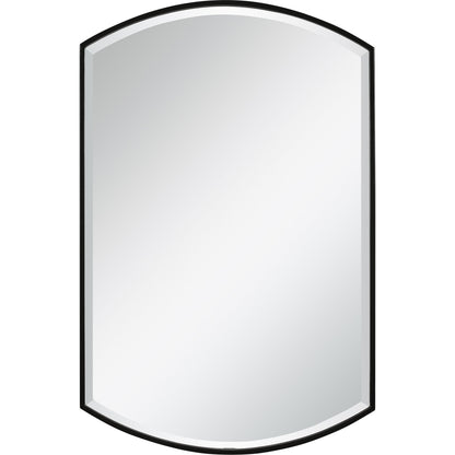 Shield Mirror by Uttermost in iron. Made from mdf, iron, mirror in a transitional style.
