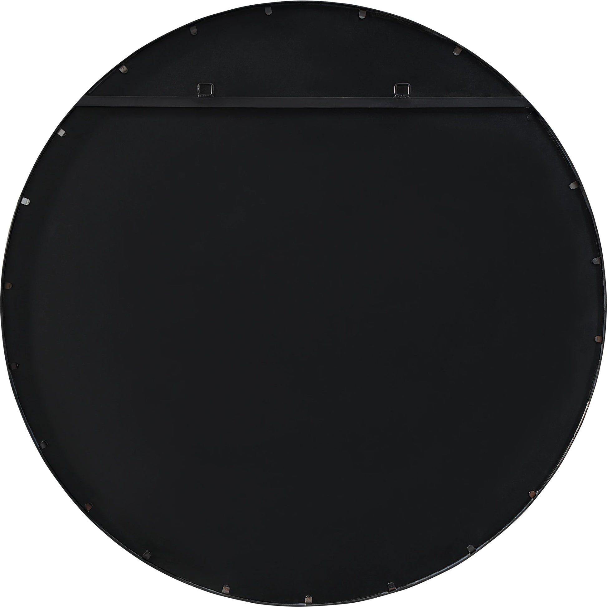 Cashel Mirror by Uttermost in satin black. Made from mdf, iron, mirror in a modern style.