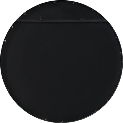 Cashel Mirror by Uttermost in satin black. Made from mdf, iron, mirror in a modern style.