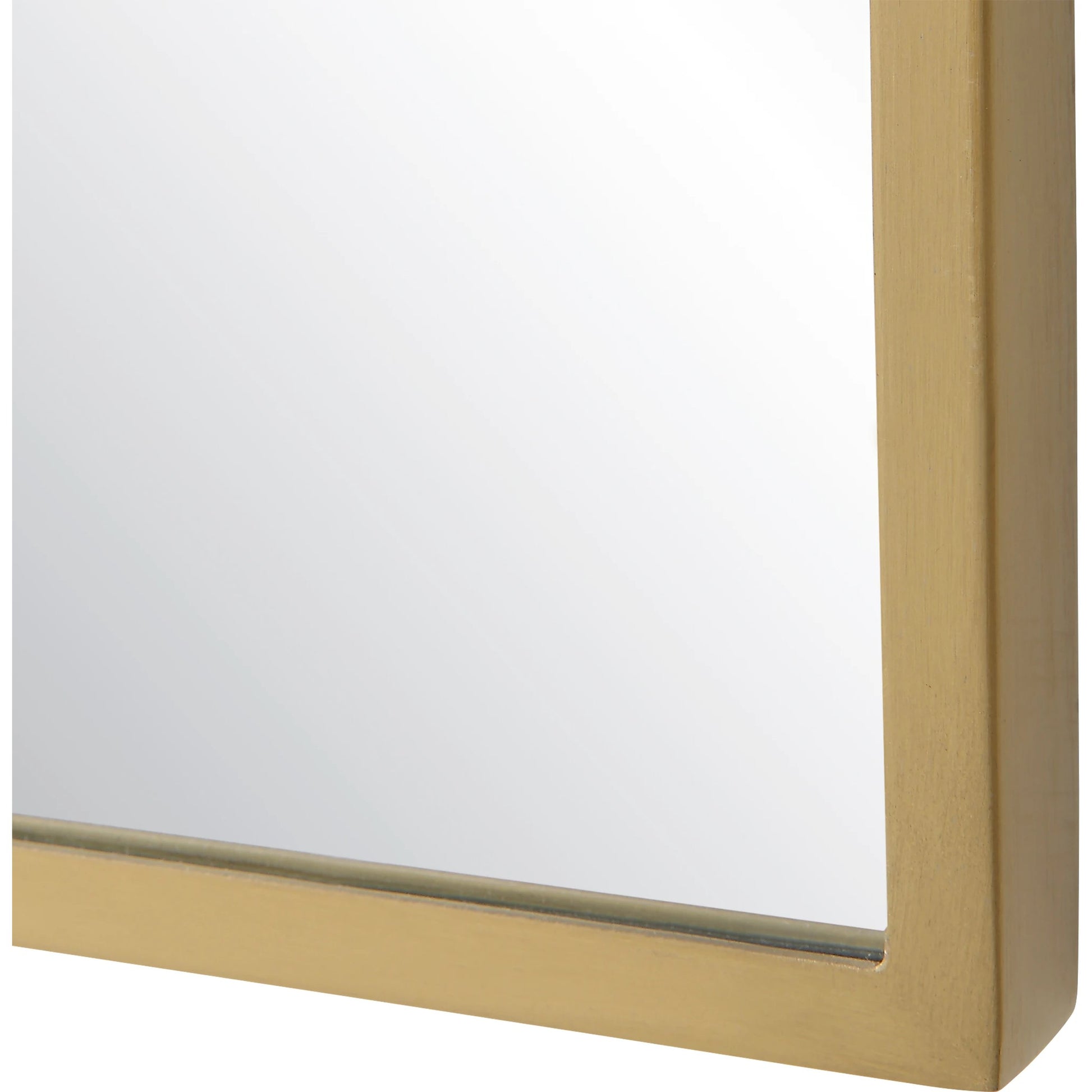 Caddington Mirror by Uttermost in brass. Made from stainless steel, glass, mdf in a transitional style.