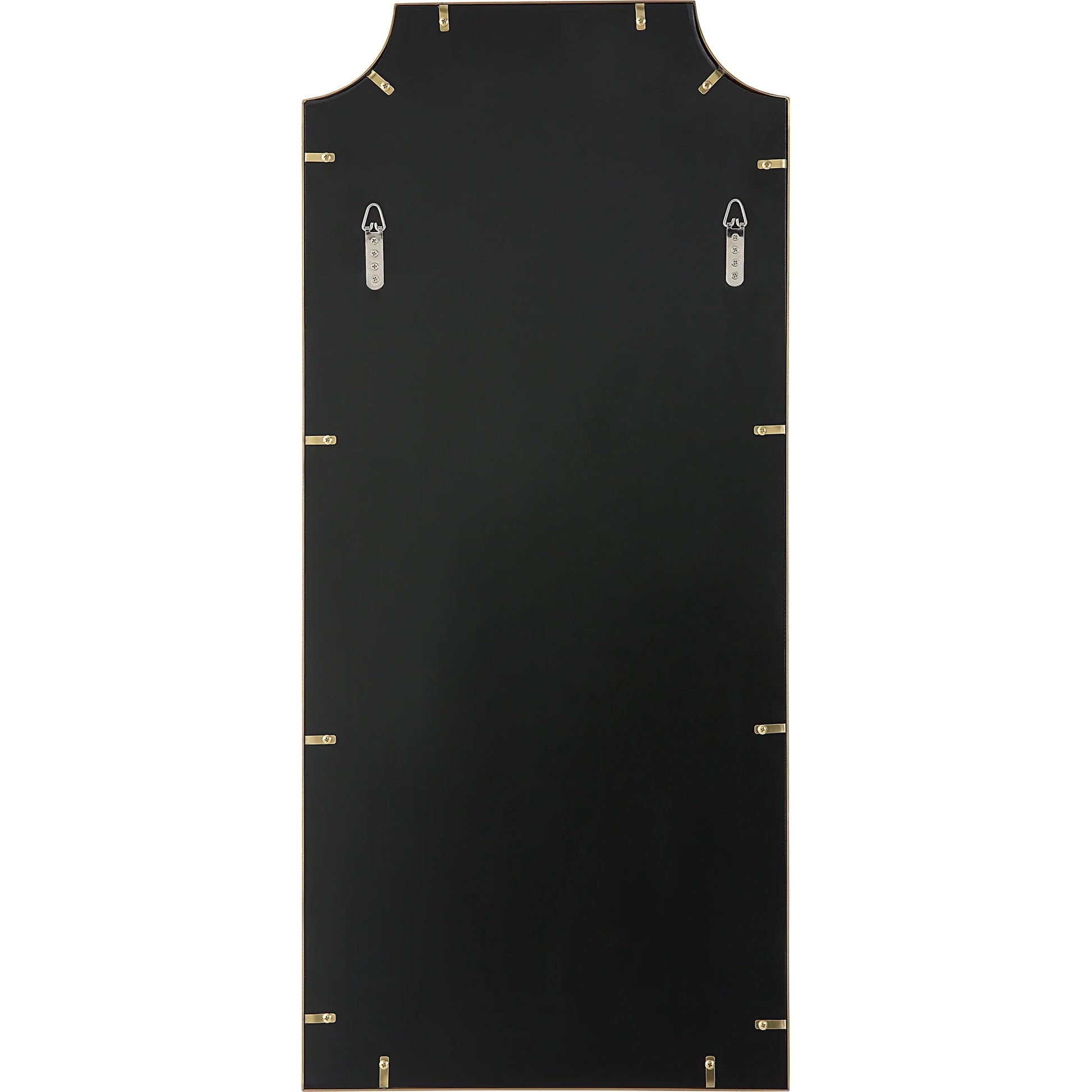 Caddington Mirror by Uttermost in brass. Made from stainless steel, glass, mdf in a transitional style.
