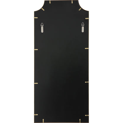Caddington Mirror by Uttermost in brass. Made from stainless steel, glass, mdf in a transitional style.
