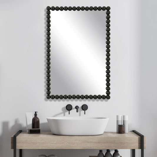 Serna Vanity Mirror by Uttermost. Made from mirror, iron, mdf in a modern style.