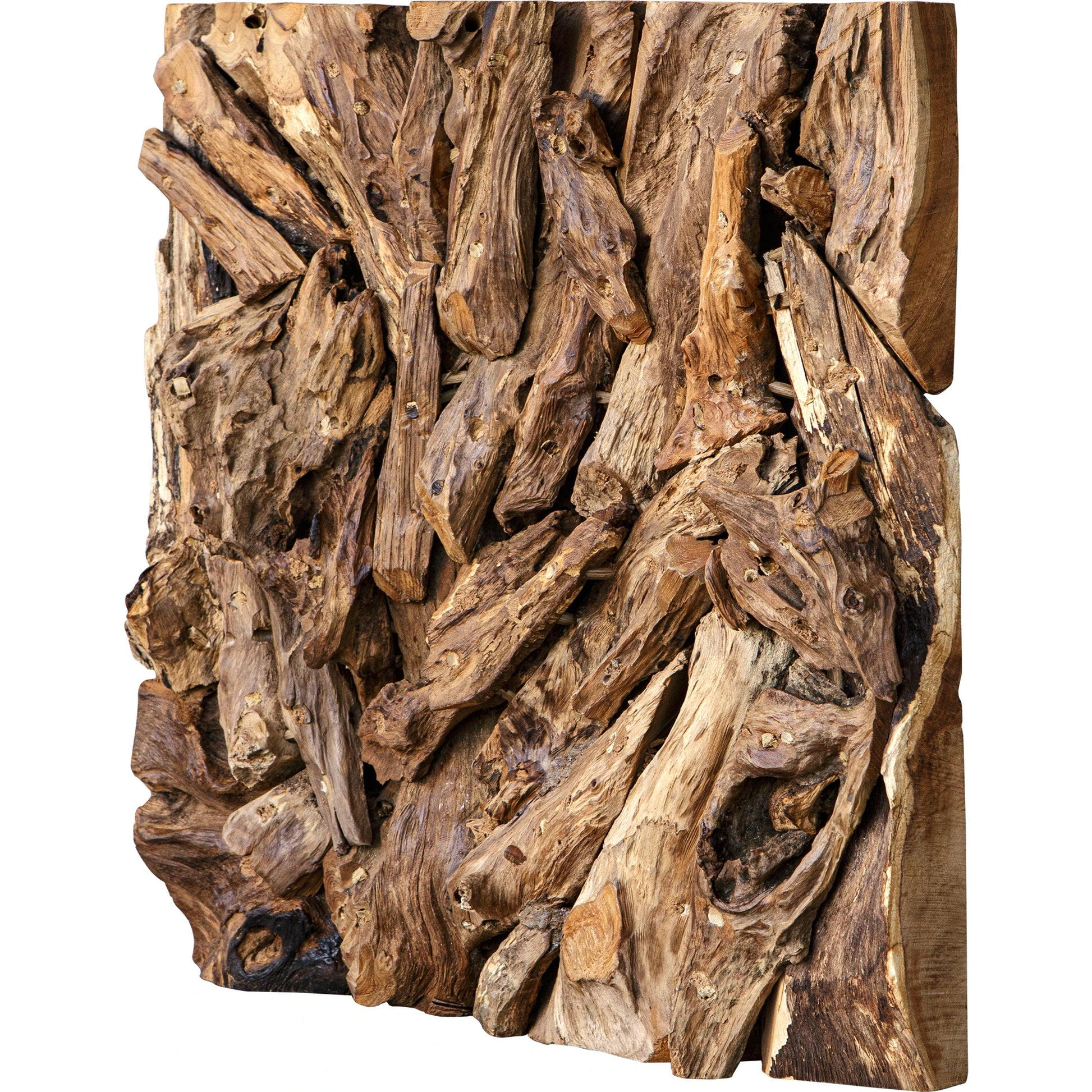 Rio Wood Wall Decor by Uttermost in whitewashed. Made from teak branch 100% in a eclectic & global style.