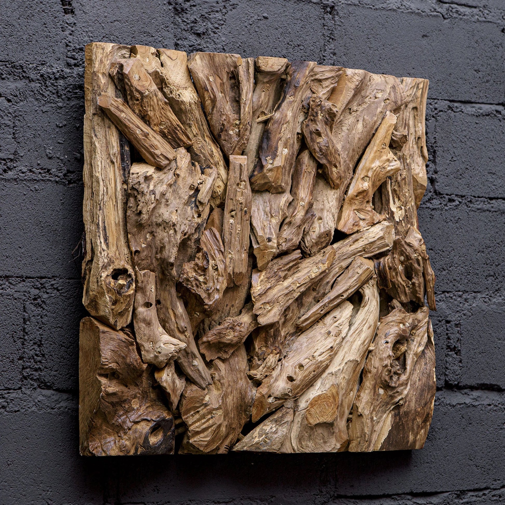 Rio Wood Wall Decor by Uttermost in whitewashed. Made from teak branch 100% in a eclectic & global style.