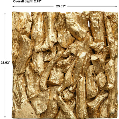 Rio Wood Wall Decor by Uttermost in whitewashed. Made from teak branch 100% in a eclectic & global style.