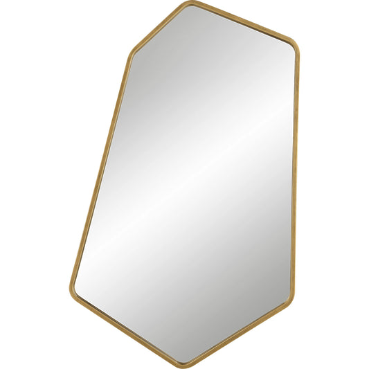 Linneah Mirror by Uttermost in gold. Made from mirror, iron, mdf in a modern style.