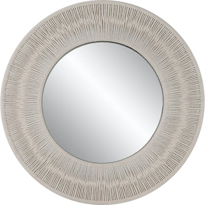 Sailor's Knot Mirror by Uttermost. Made from mirror, iron, rope, mdf in a modern style.