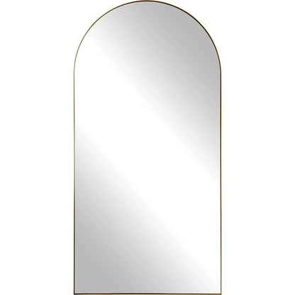 Crosley Antique Arch Mirror by Uttermost in brass. Made from stainless steel, mdf, glass in a modern style.