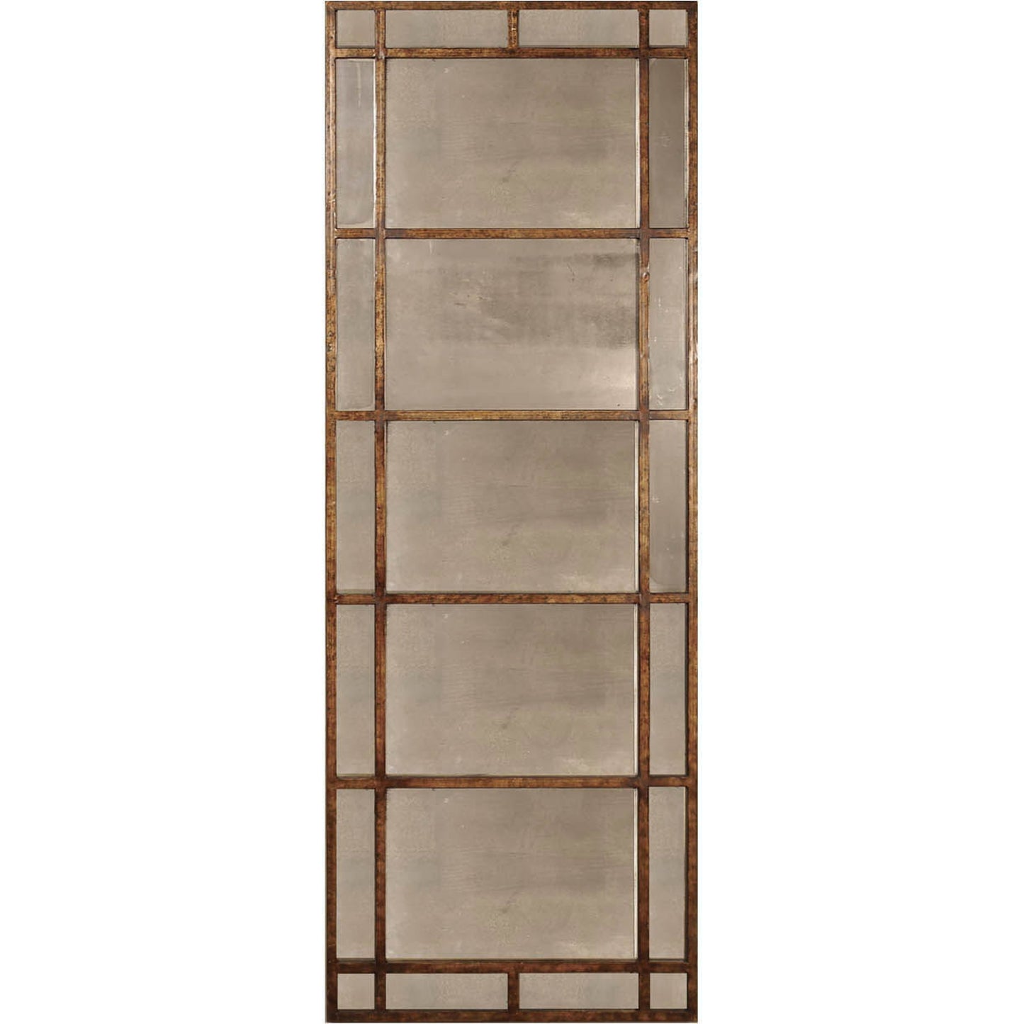002 S-252058 | Additional Silo | Avidan Mirror by Uttermost in gold. Made from metal in a modern style.