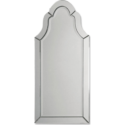 Hovan Frameless Arched Mirror by Uttermost. Made from wood, mirrors in a transitional style.
