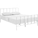 Penelope Bed by Evans & Londeen. Made from powder coated steel frame in a rustic style.