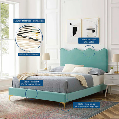 Cabarrus Platform Bed by Evans & Londeen. Made from unique in a modern style.