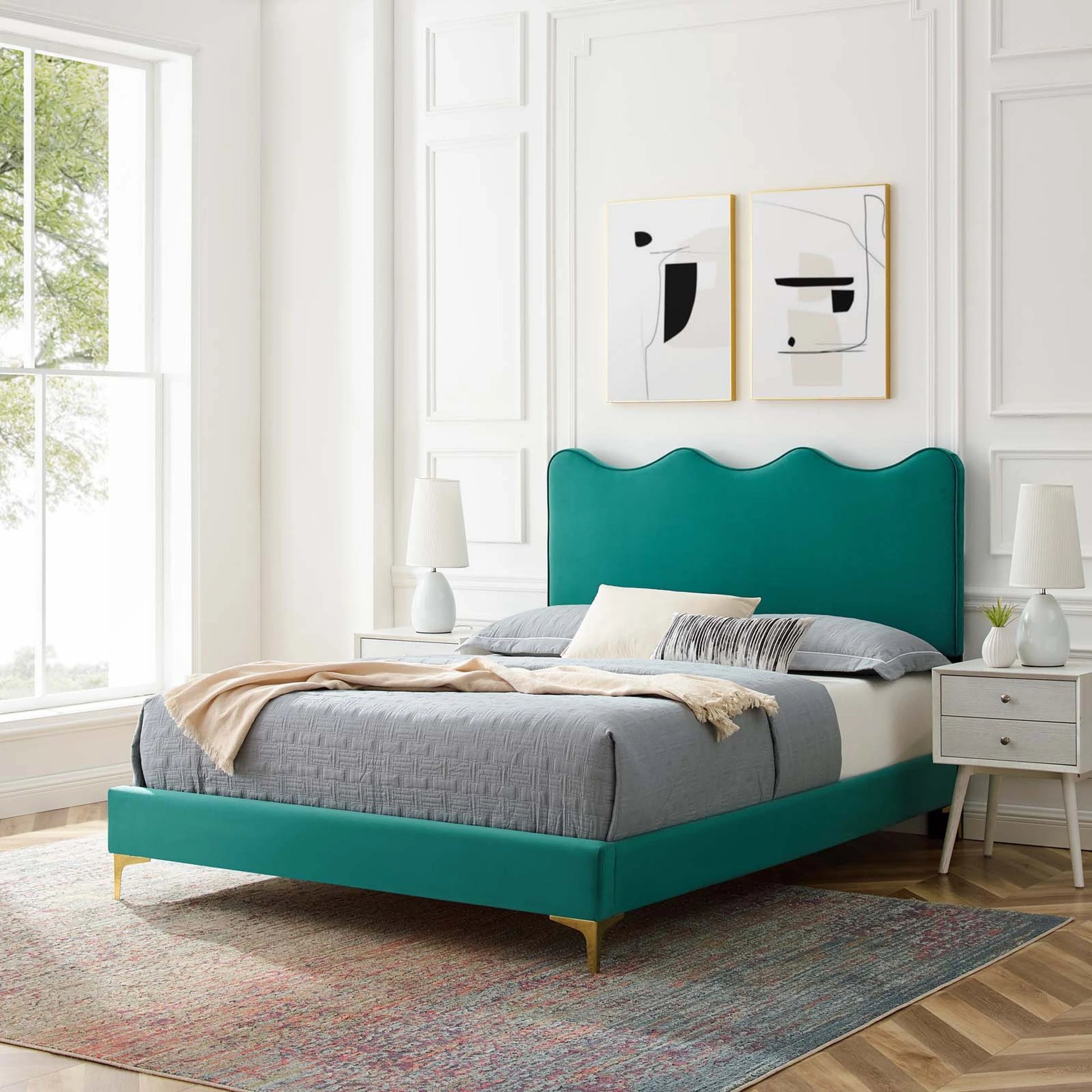 Cabarrus Platform Bed by Evans & Londeen. Made from unique in a modern style.