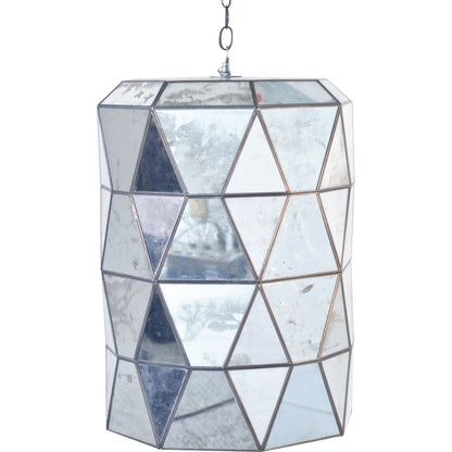 Moderna Antique Mirror by Worlds Away in clear. Made from metal, glass in a eclectic & global style.