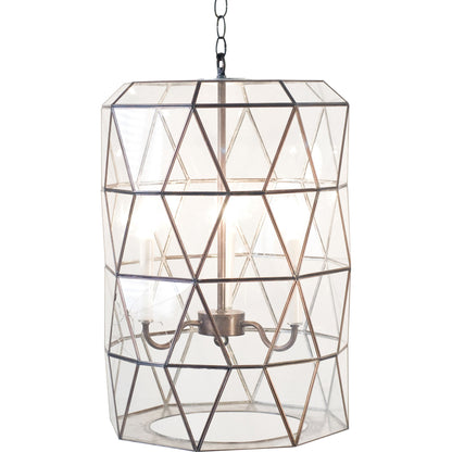 Moderna Antique Mirror by Worlds Away in clear. Made from metal, glass in a eclectic & global style.