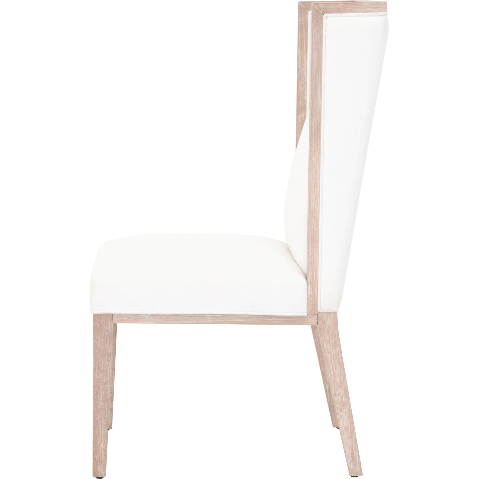 Martin Wing Back Chair (Set of 2) by Essentials For Living in gray. Made from solid rubberwood, solid pine, 98% polyester, 2% nylon in a modern style.