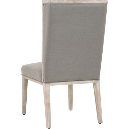 Martin Wing Back Chair (Set of 2) by Essentials For Living in gray. Made from solid rubberwood, solid pine, 98% polyester, 2% nylon in a modern style.