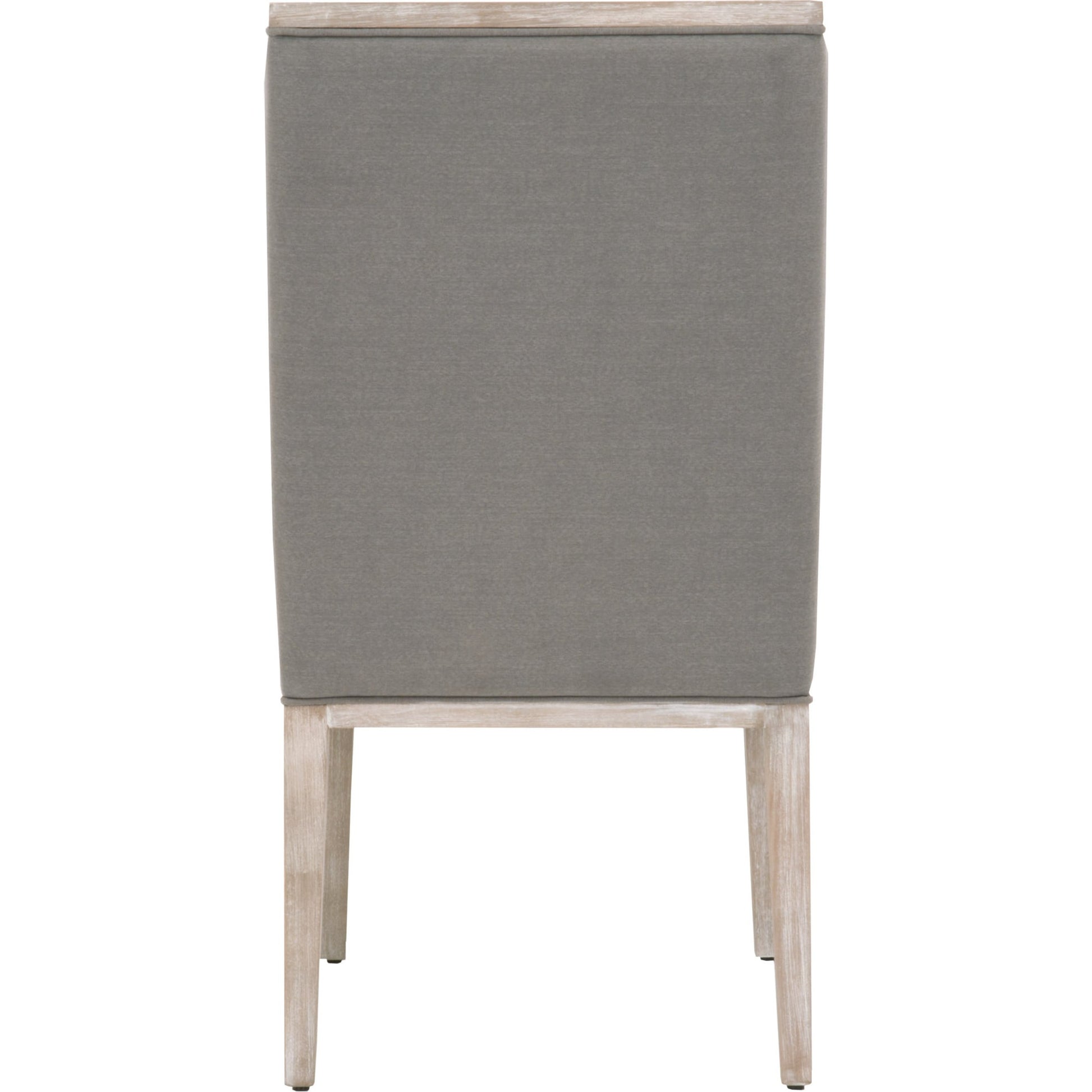 Martin Wing Back Chair (Set of 2) by Essentials For Living in gray. Made from solid rubberwood, solid pine, 98% polyester, 2% nylon in a modern style.