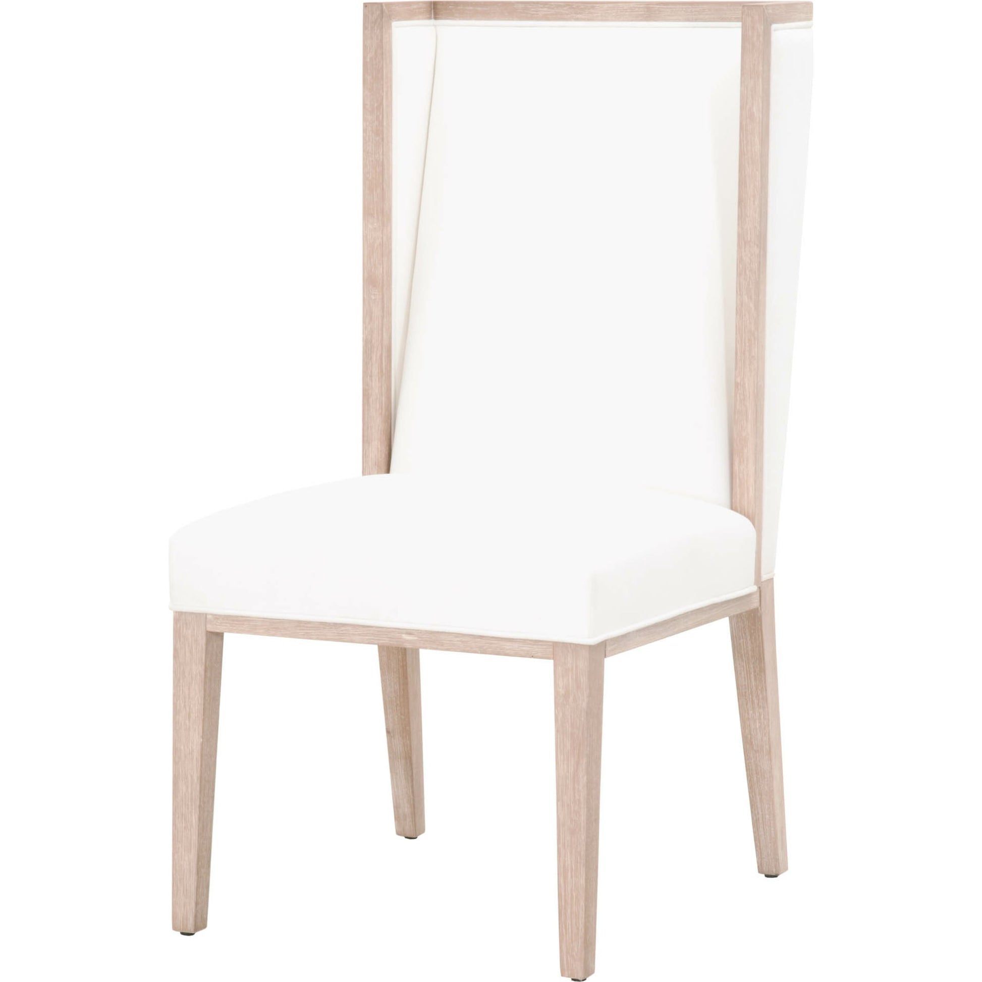 Martin Wing Back Chair (Set of 2) by Essentials For Living in gray. Made from solid rubberwood, solid pine, 98% polyester, 2% nylon in a modern style.