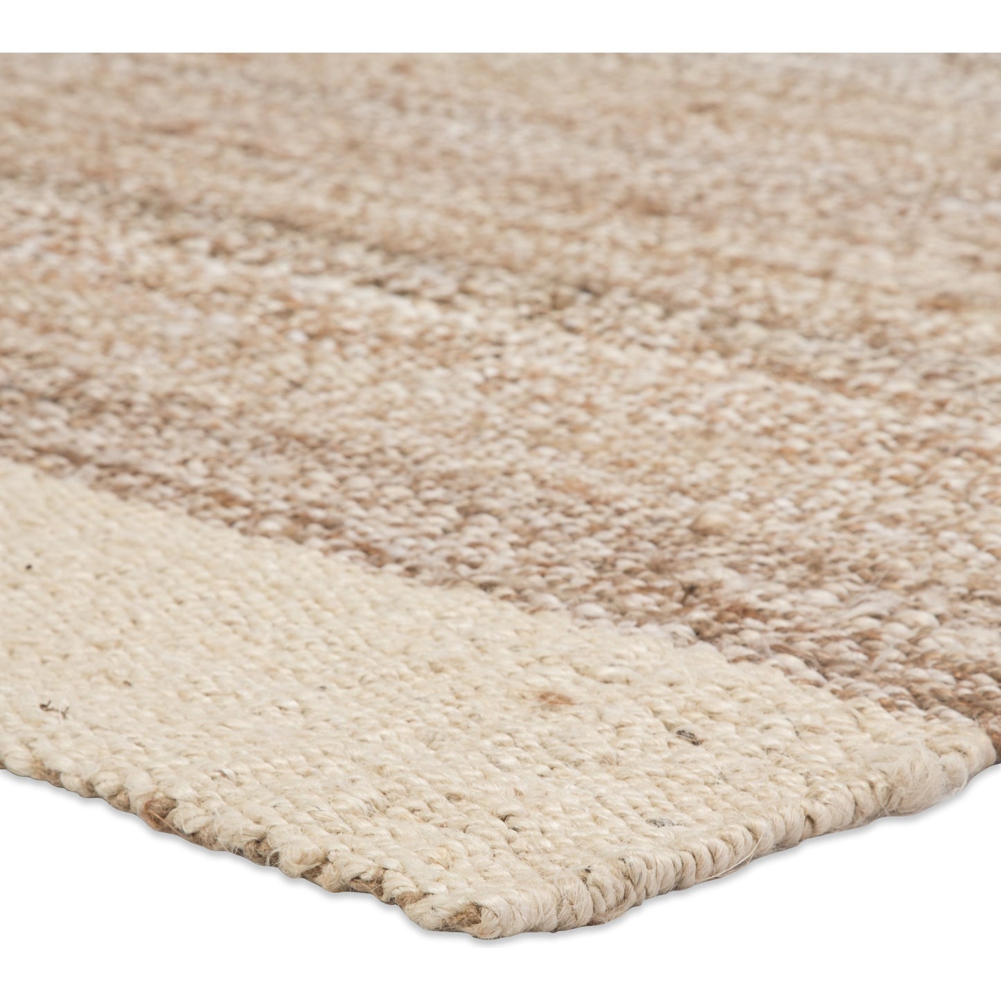 003 78525-20279,78525-20280,78525-20281,78525-20282,78525-20283,SI-1782051,SI-2386325,SR-889879 | Closeup | Naturals Tobago NAT12 Rug by Jaipur Living in ivory, tan. Made from 100% jute in a unique style.