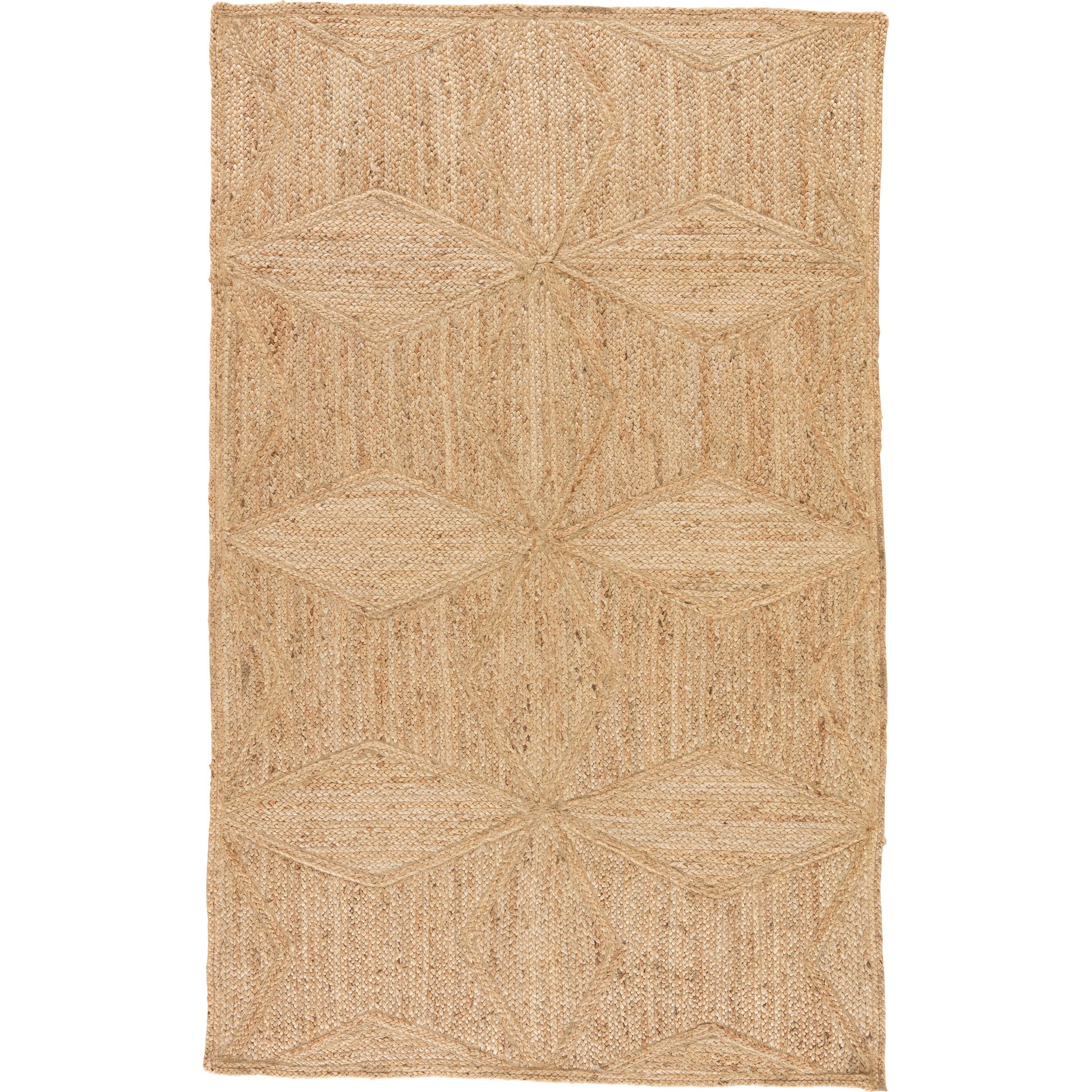 Naturals Tobago NAT23 Rug by Jaipur Living in beige. Made from 100% jute in a unique style.