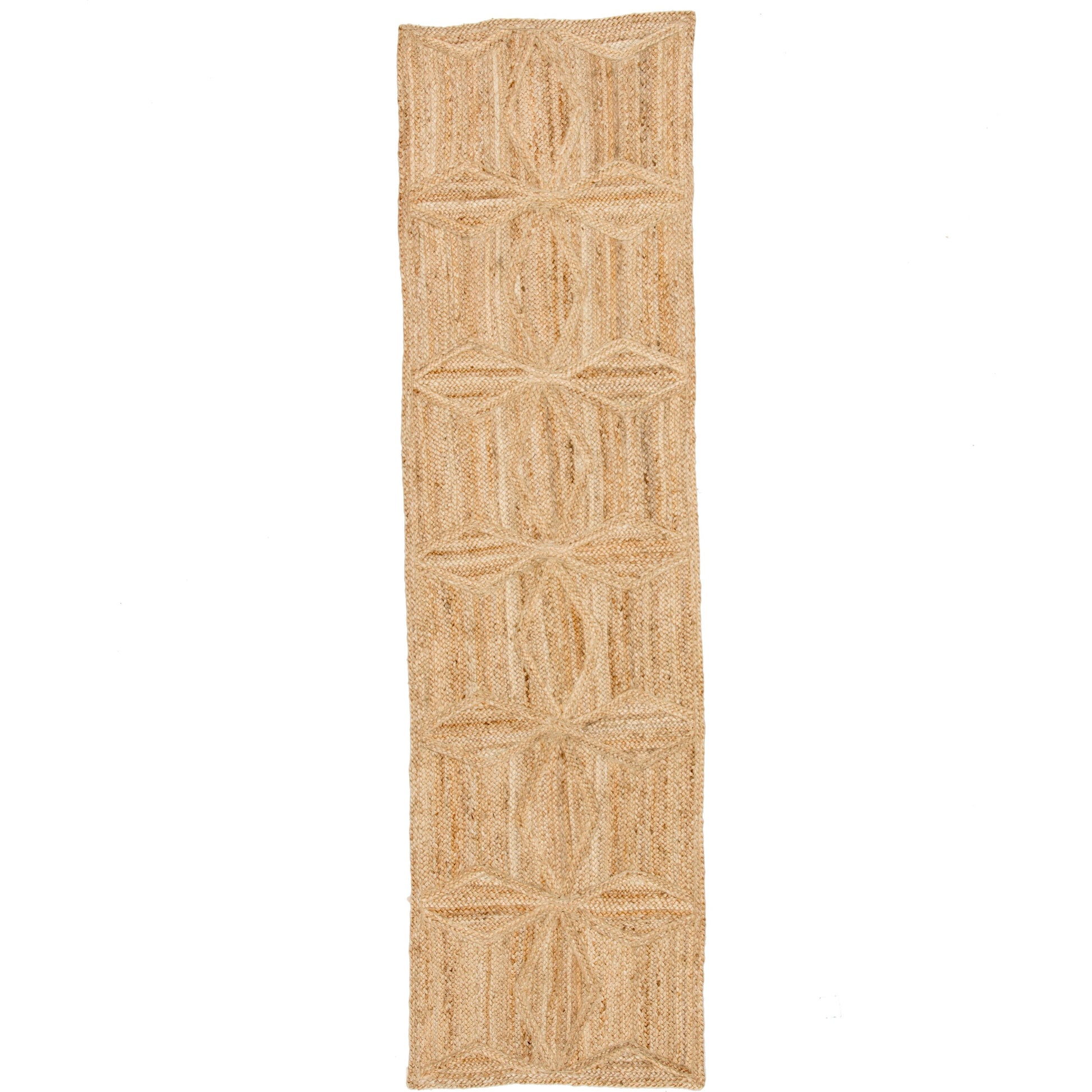 Naturals Tobago NAT23 Rug by Jaipur Living in beige. Made from 100% jute in a unique style.