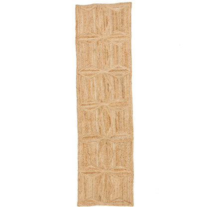 Naturals Tobago NAT23 Rug by Jaipur Living in beige. Made from 100% jute in a unique style.