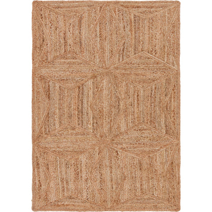 Naturals Tobago NAT23 Rug by Jaipur Living in beige. Made from 100% jute in a unique style.