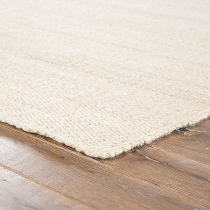 Hutton Rug by Jaipur Living in white. Made from 100% jute in a unique style.